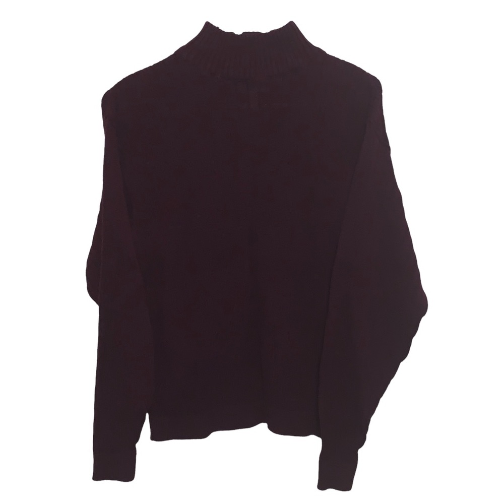 Maroon Turtle Neck Vintage Pendleton Sweater Size Large